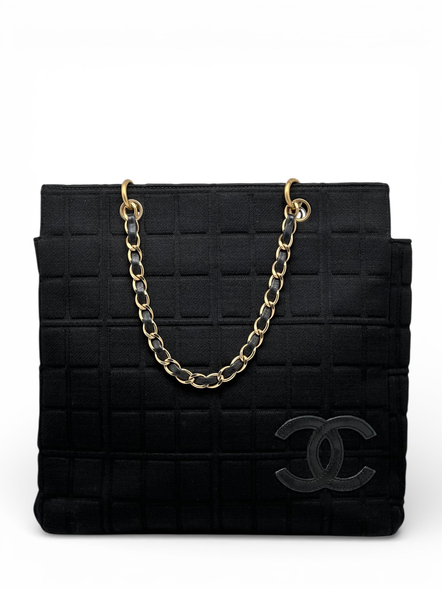 Chanel - Sac Tote Chocolate en jersey