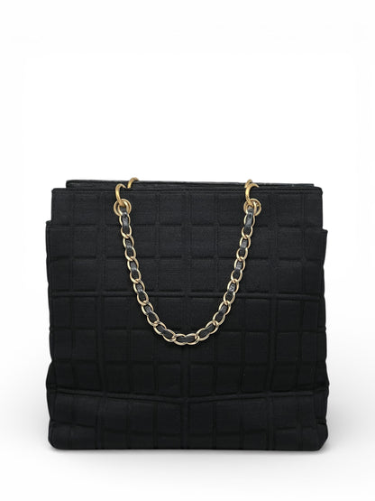 Chanel - Sac Tote Chocolate en jersey