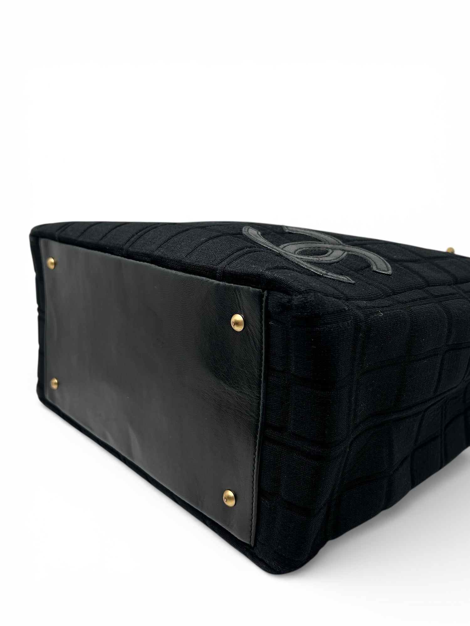 Chanel - Sac Tote Chocolate en jersey