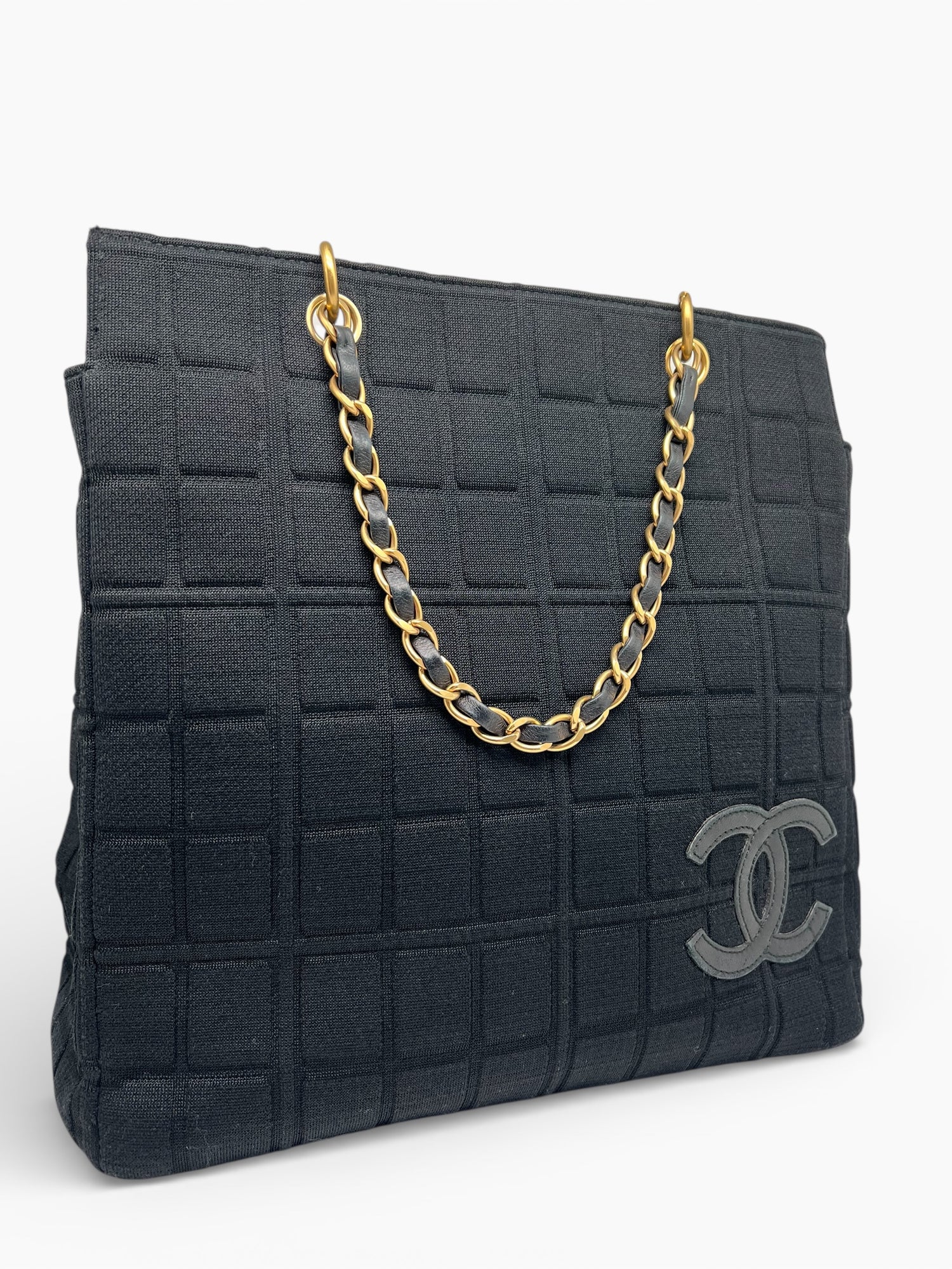Chanel - Sac Tote Chocolate en jersey