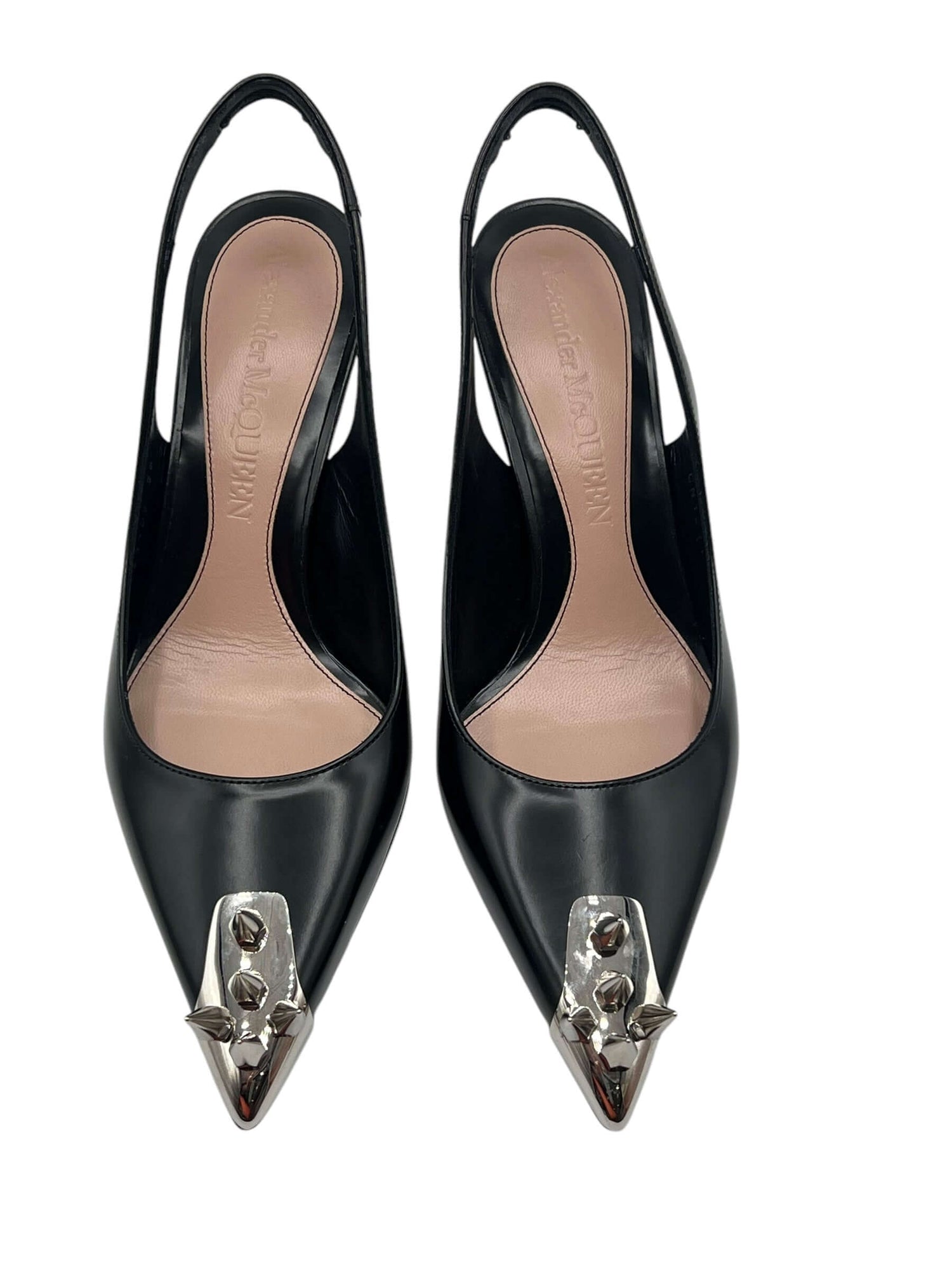 Alexander Mcqueen - Slingback punk studs t 36