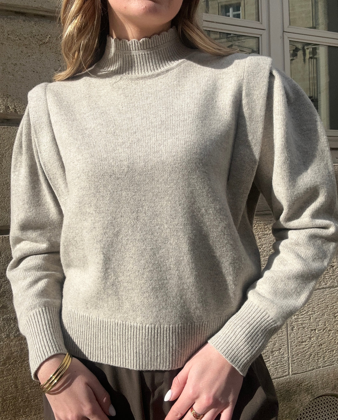 Isabel Marant - Grauer Pullover Größe 36