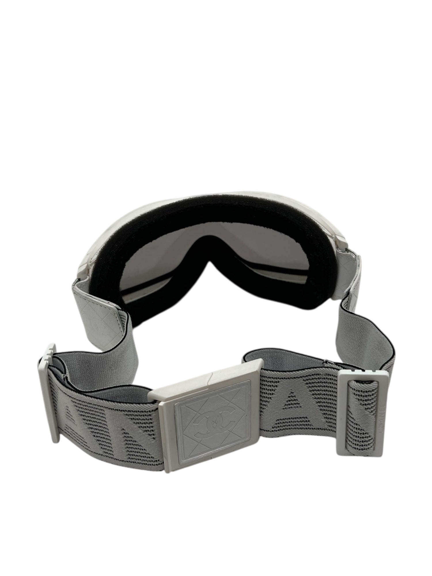 Chanel - Masque de ski blanc