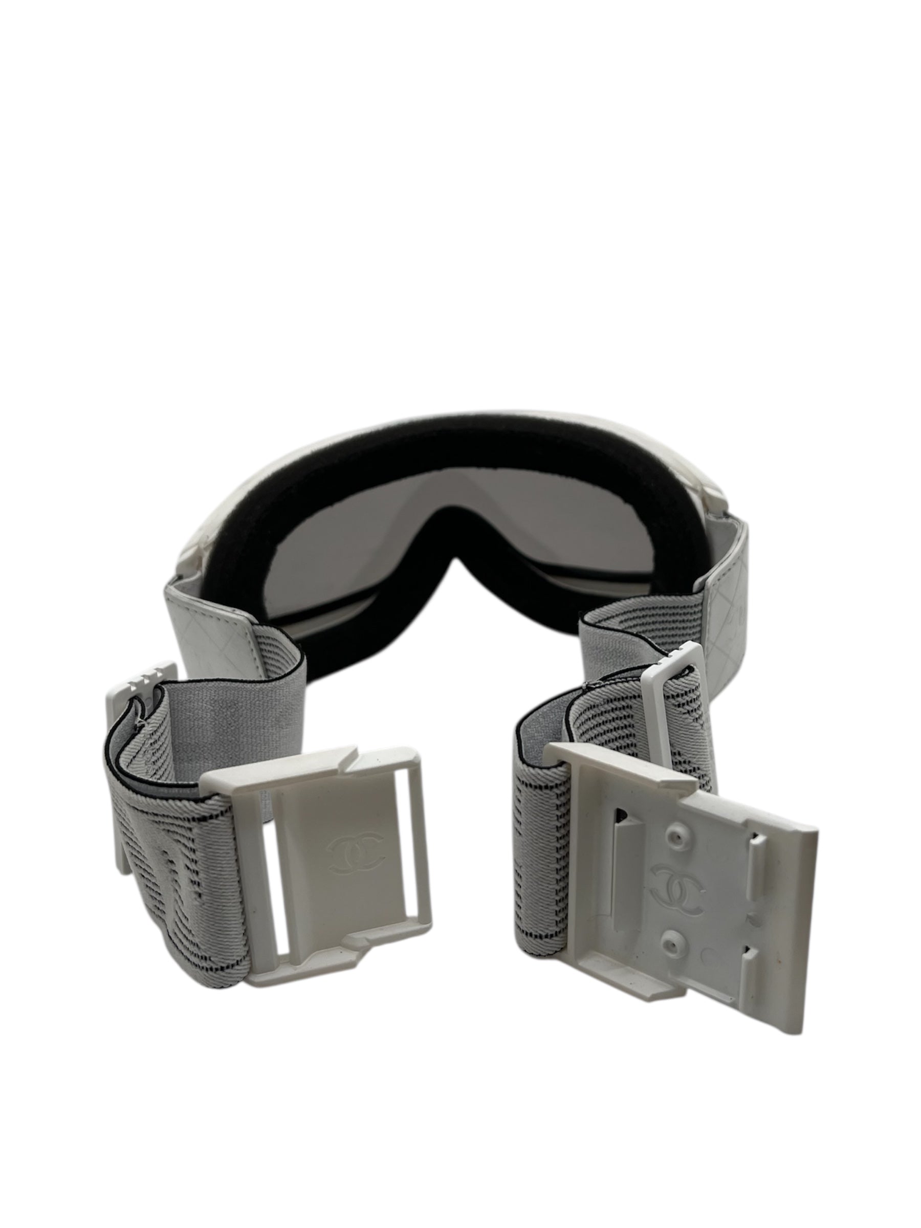 Chanel - Masque de ski blanc