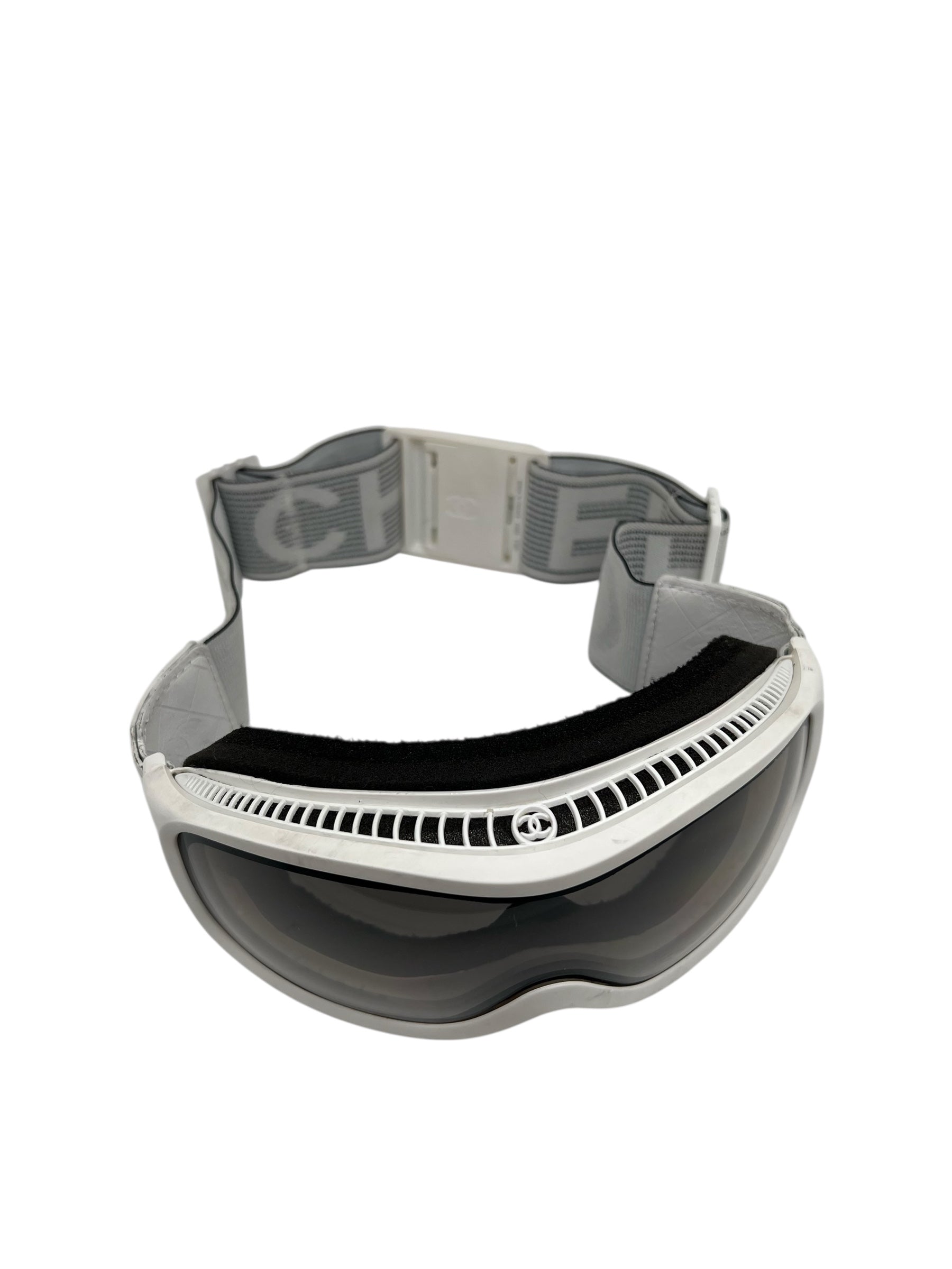 Chanel - Masque de ski blanc