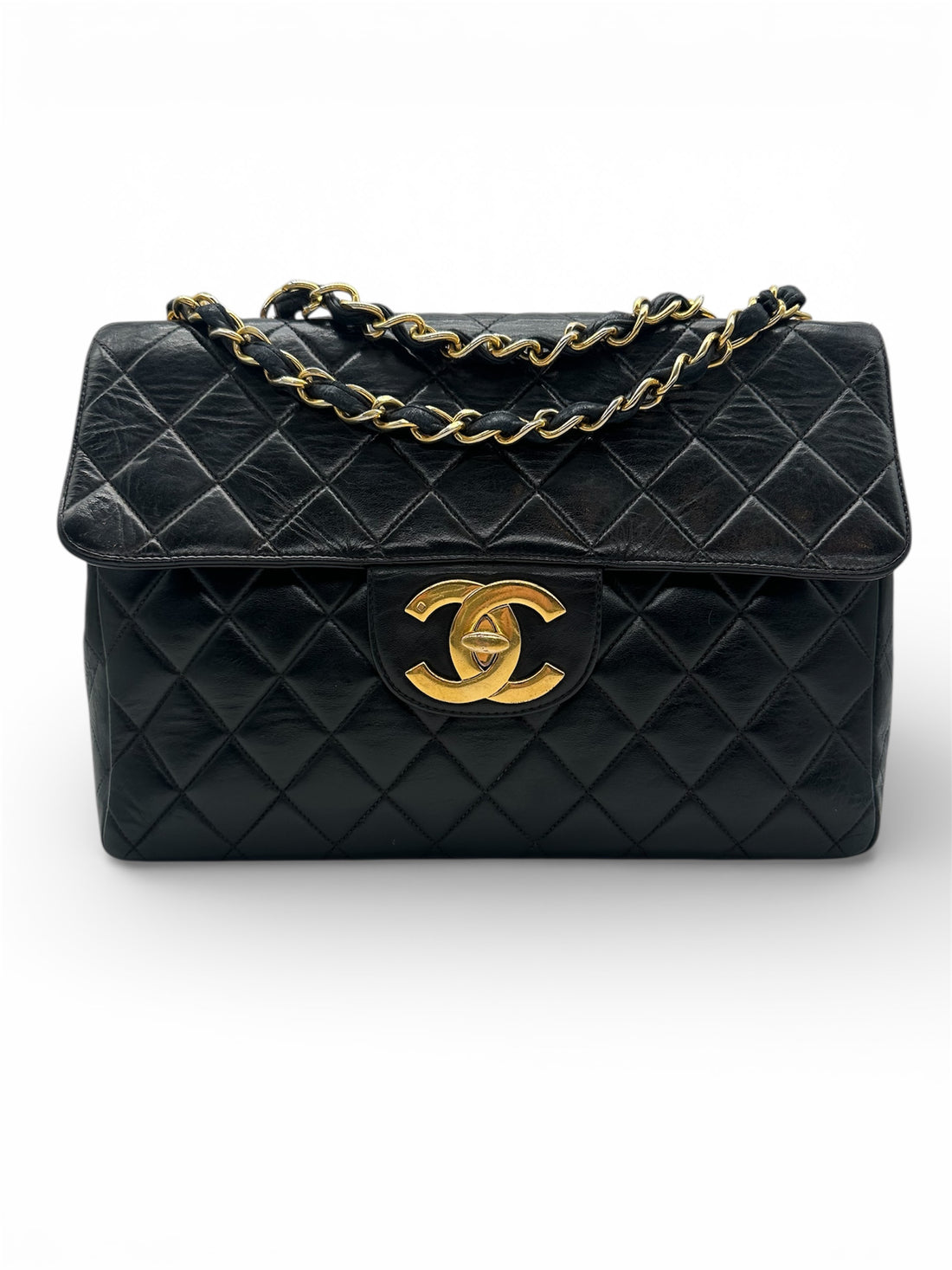 Chanel - Borsa jumbo marrone