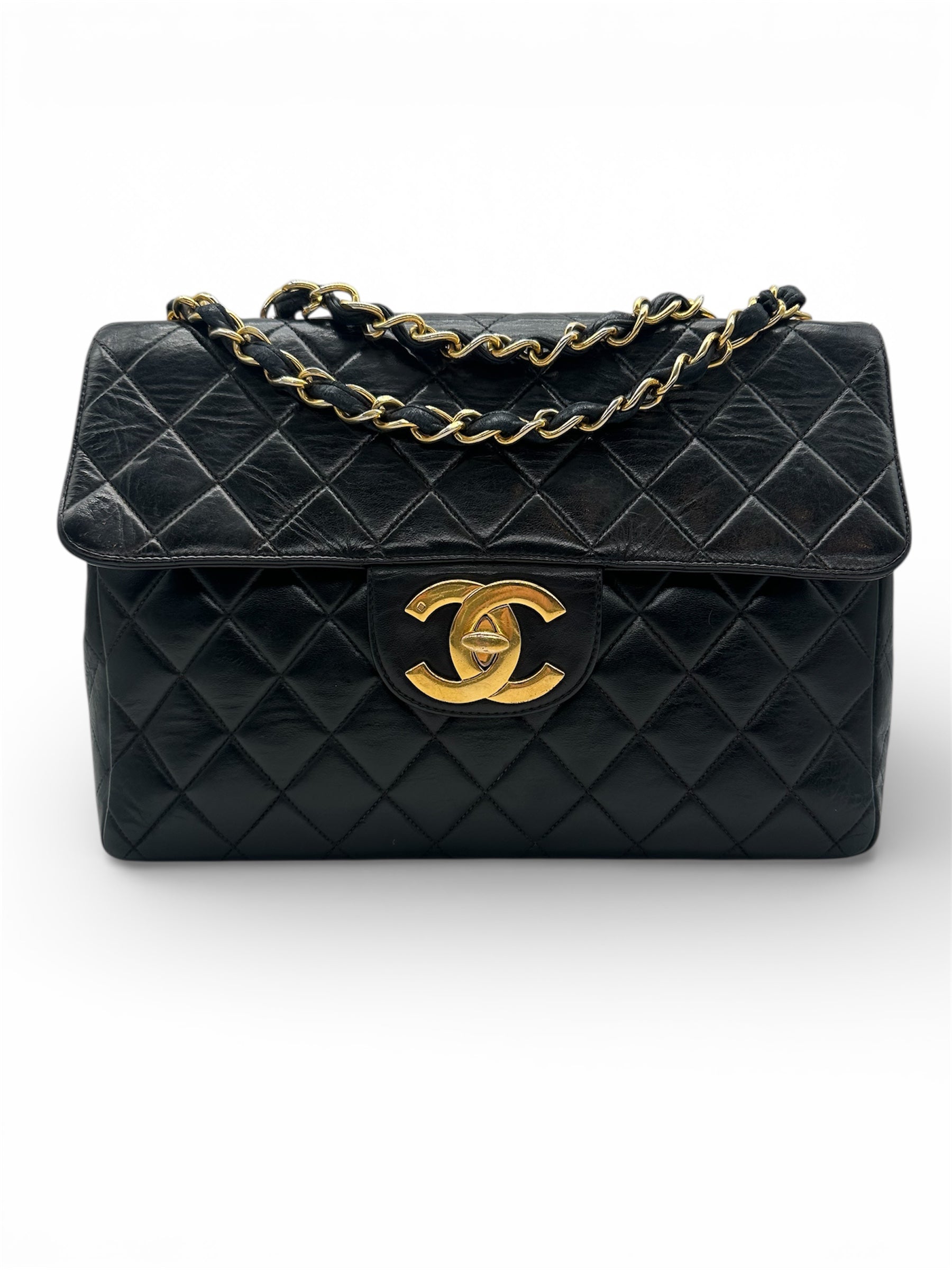Chanel - Sac jumbo marron