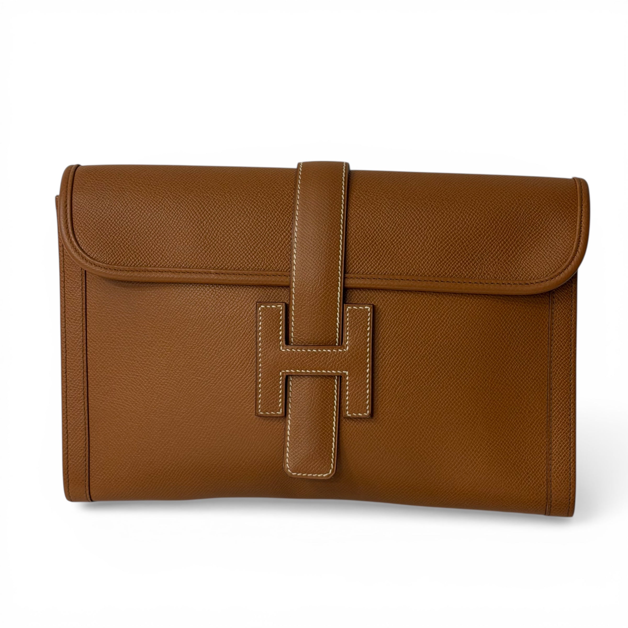 Hermès Pochette Jige Gold | Les Folies d’Eugénie