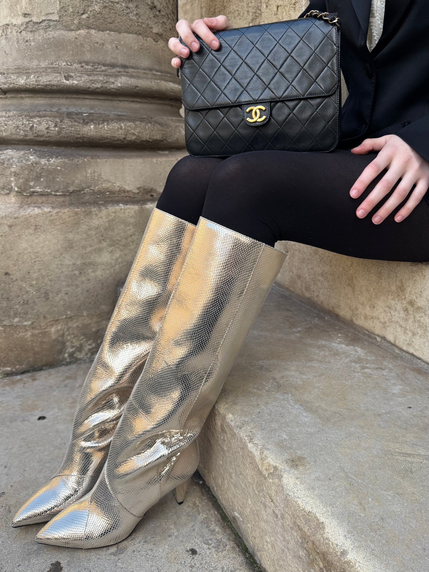 Isabel Marant - Bottes effet python T37