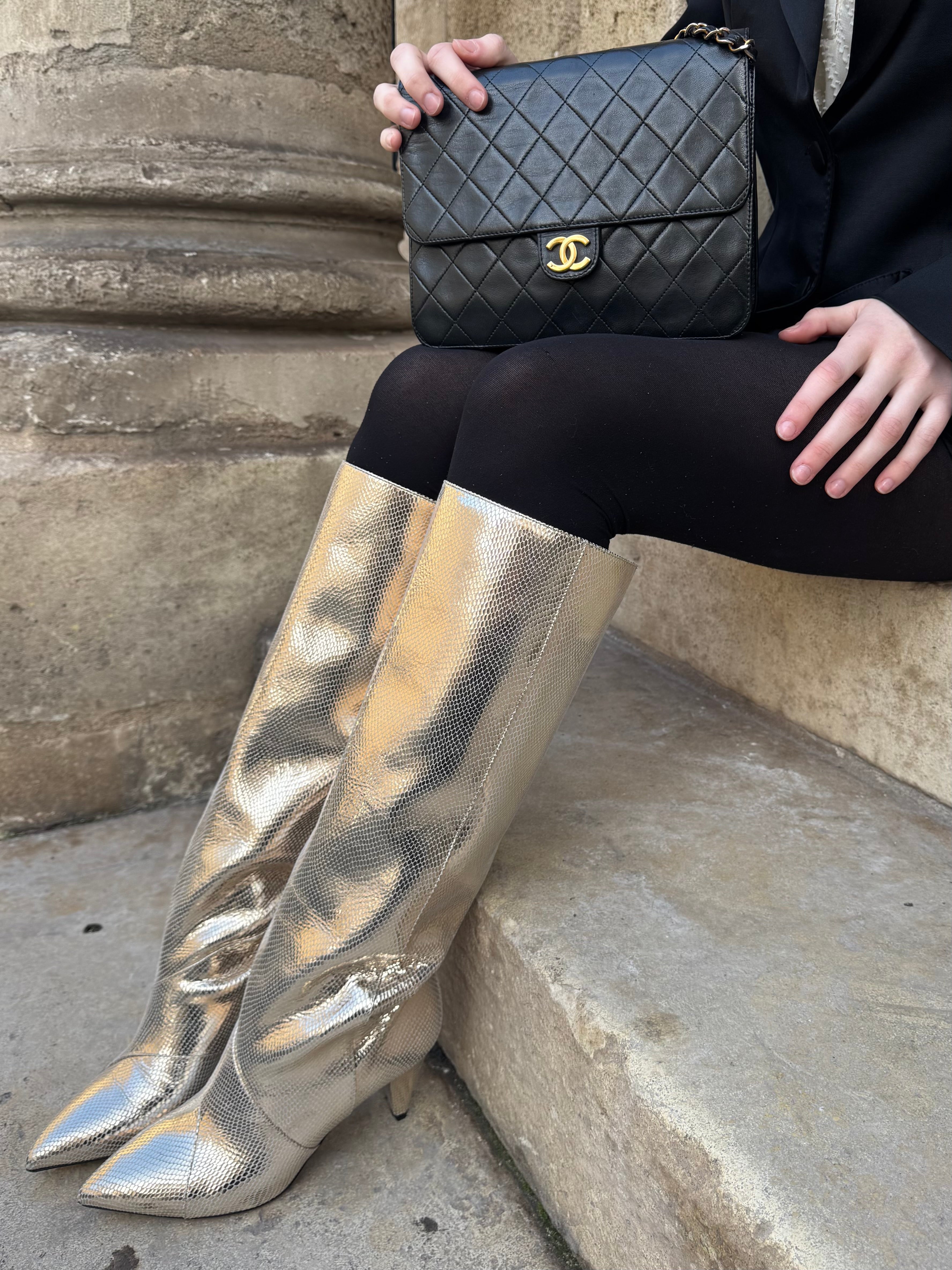 Isabel Marant - Bottes effet python T37