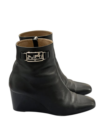 Hermès - Bottines Andréne en Cuir T38,5