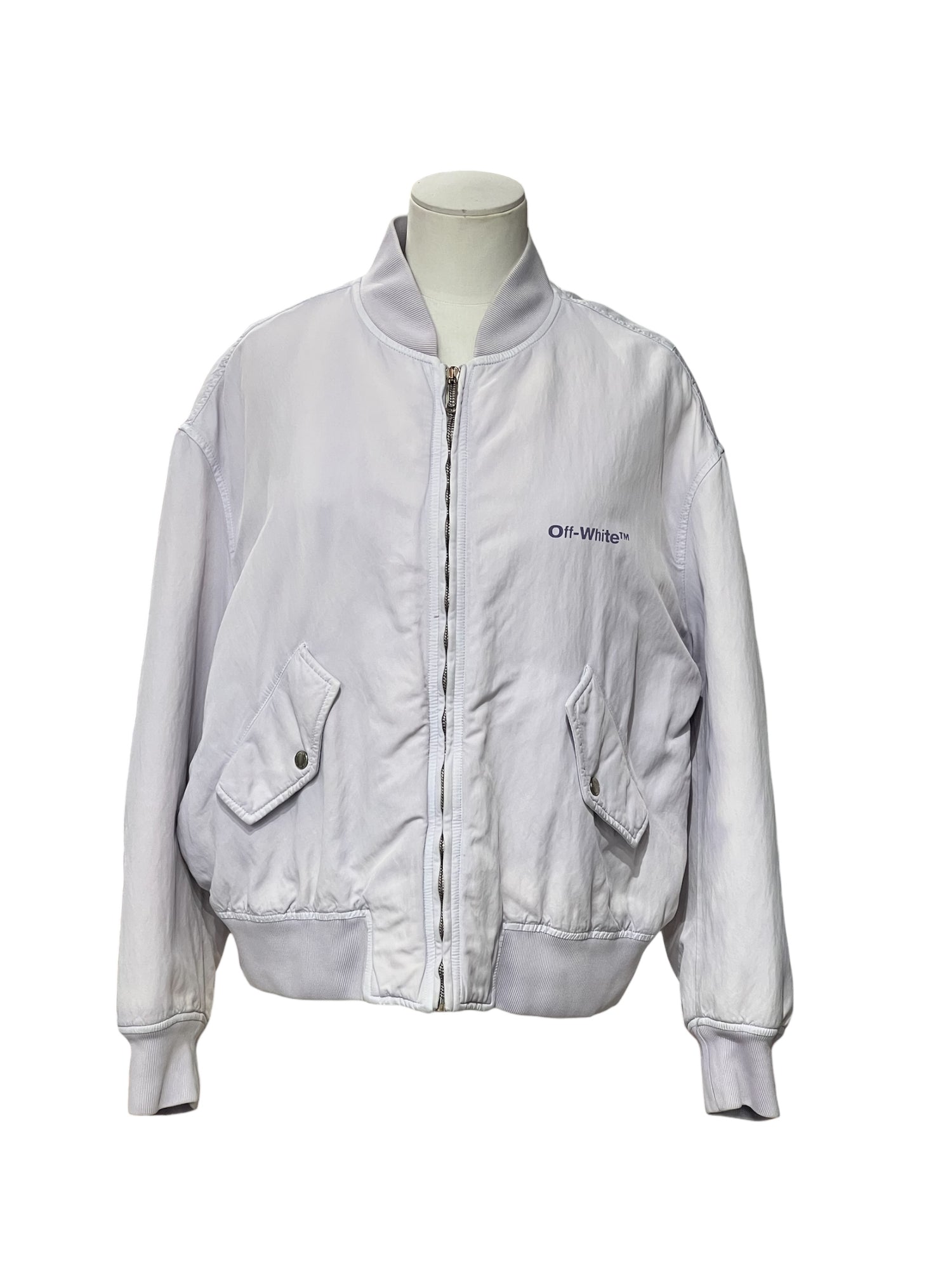 Off-White - Blouson tie and dye violet T40