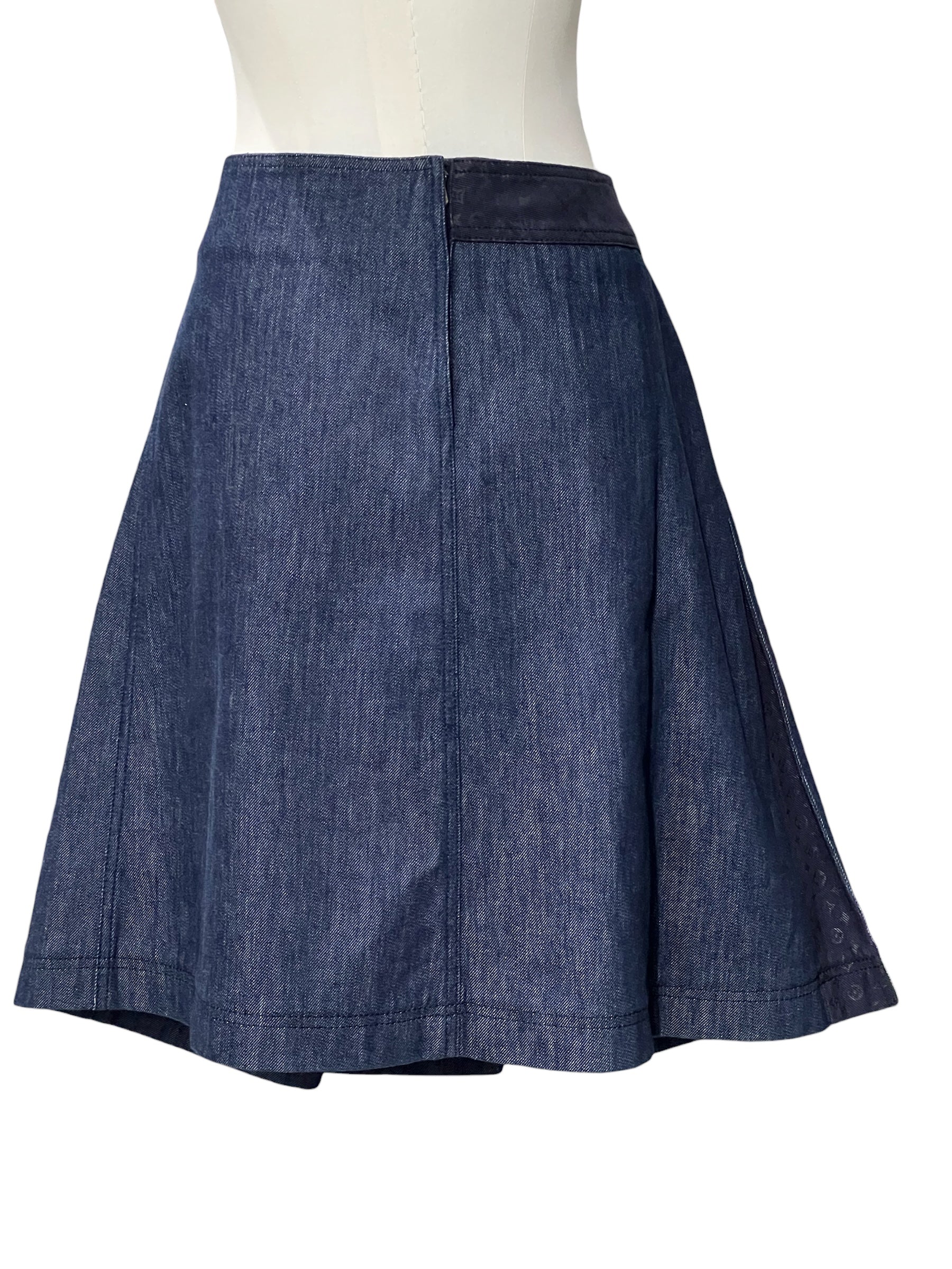 Louis Vuitton -  Jupe en jean T44