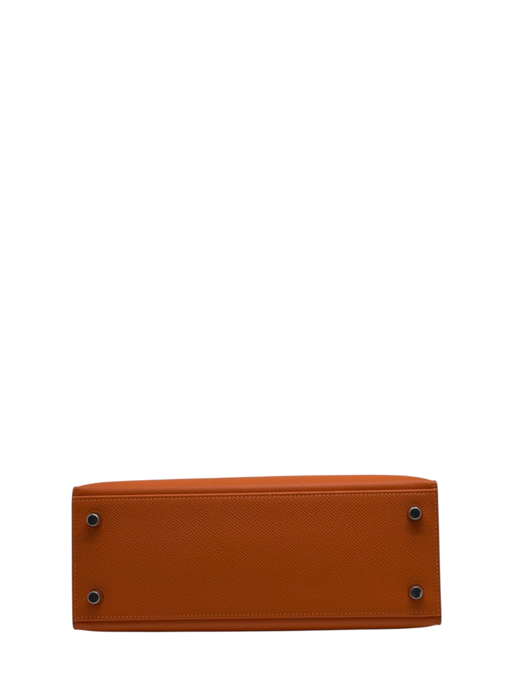 Hermès - Sac Kelly II Sellier 25 Veau Epsom 93 orange
