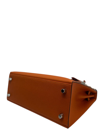 Hermès - Sac Kelly II Sellier 25 Veau Epsom 93 orange