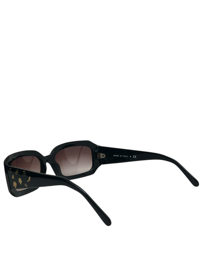 Chanel - Lunettes de soleil rectangle noir