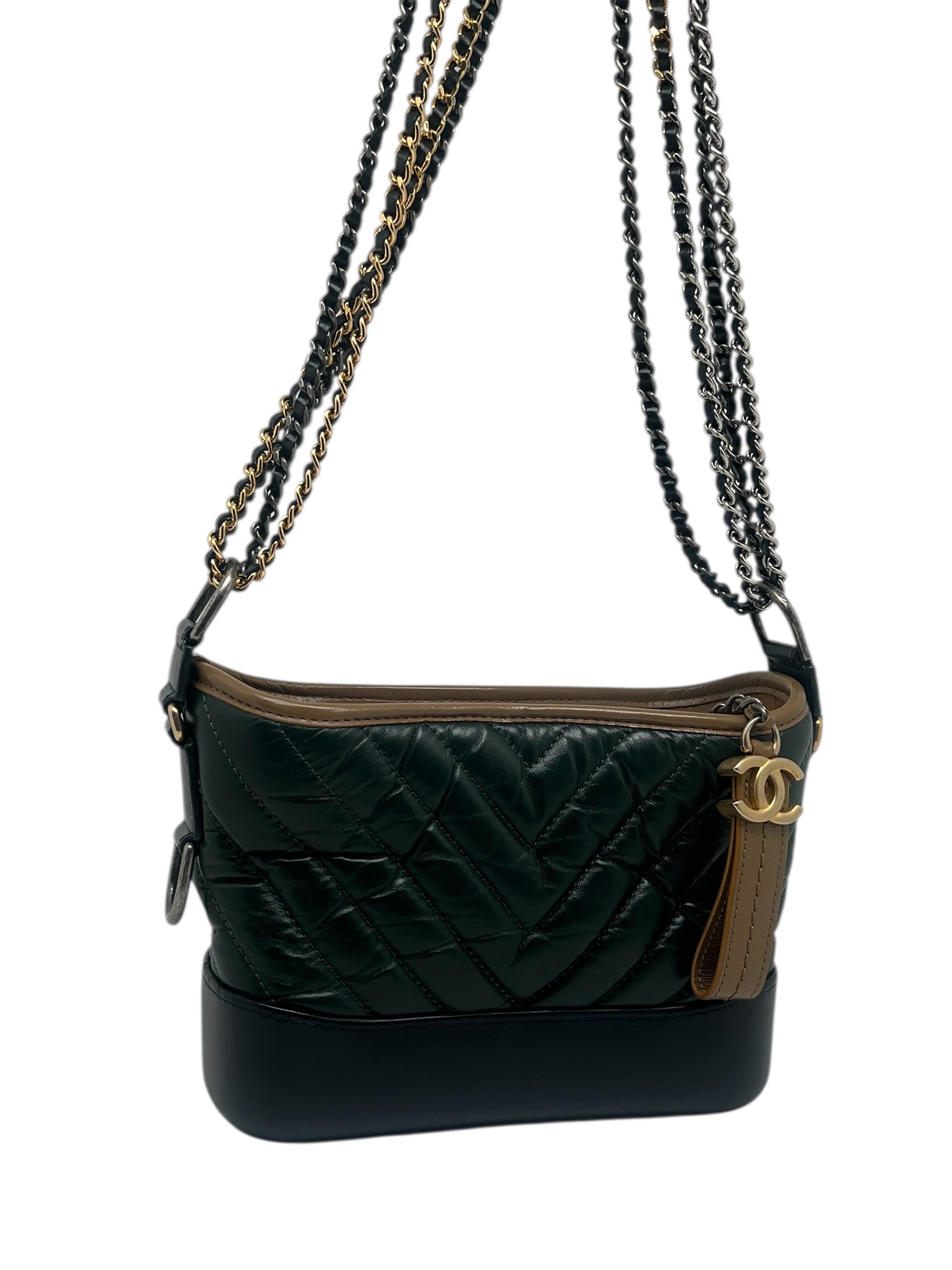 Chanel - Sac mini Gabrielle tricolore