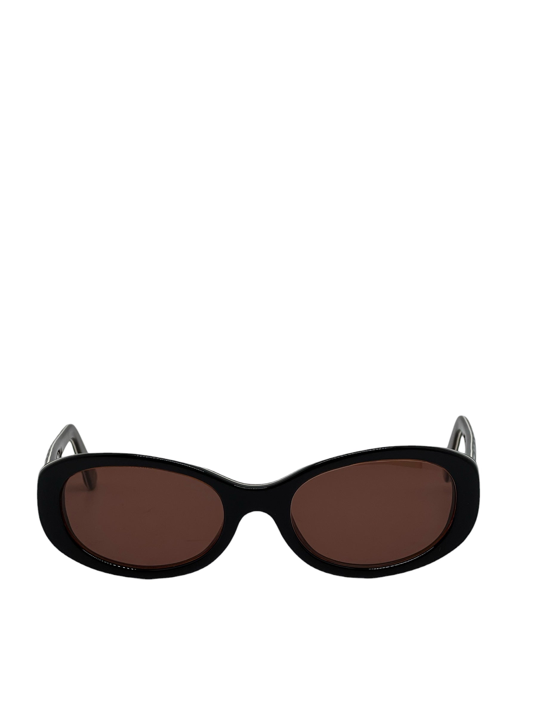 Chanel - Black and brown sunglasses