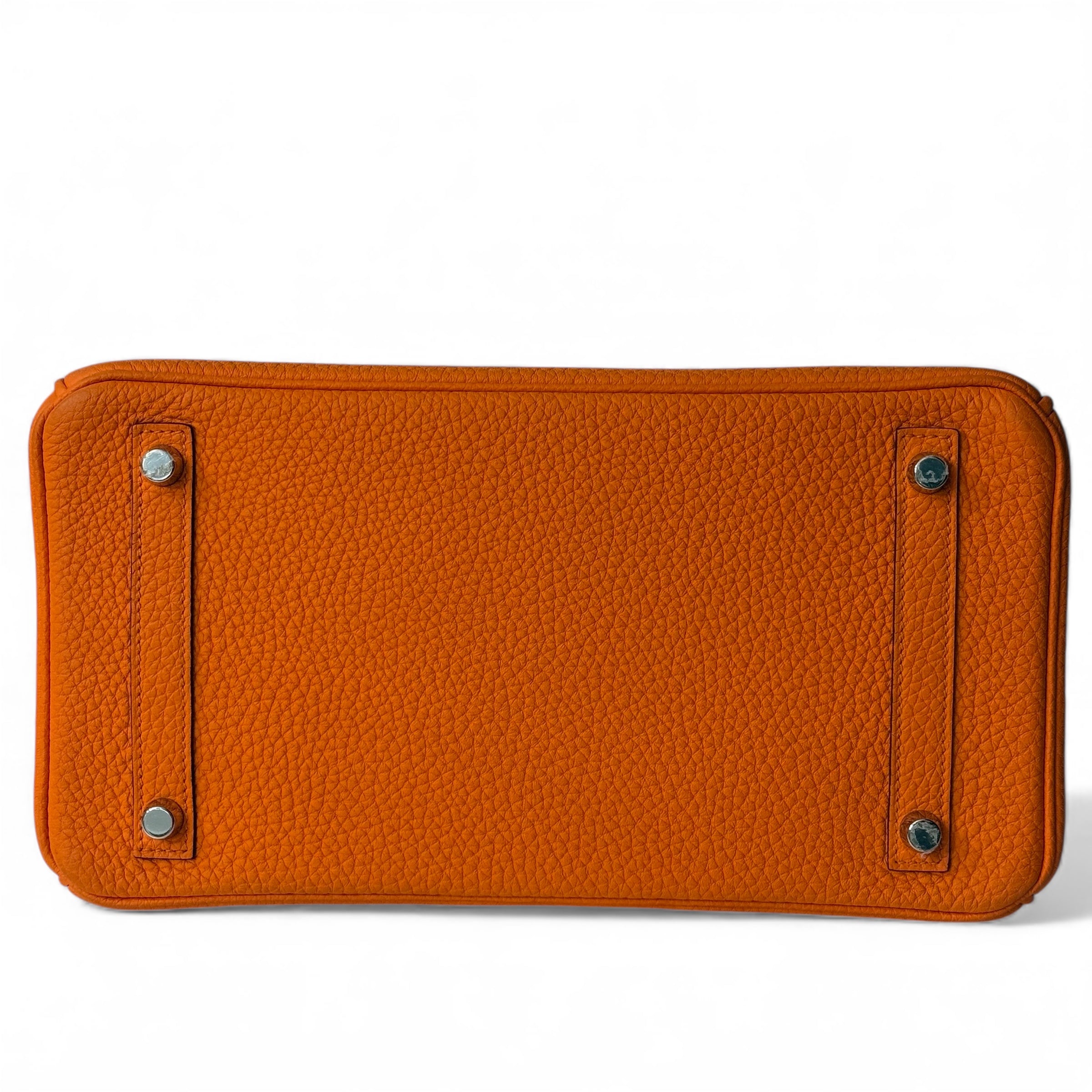 Hermès - Sac Birkin 30 Orange Minium
