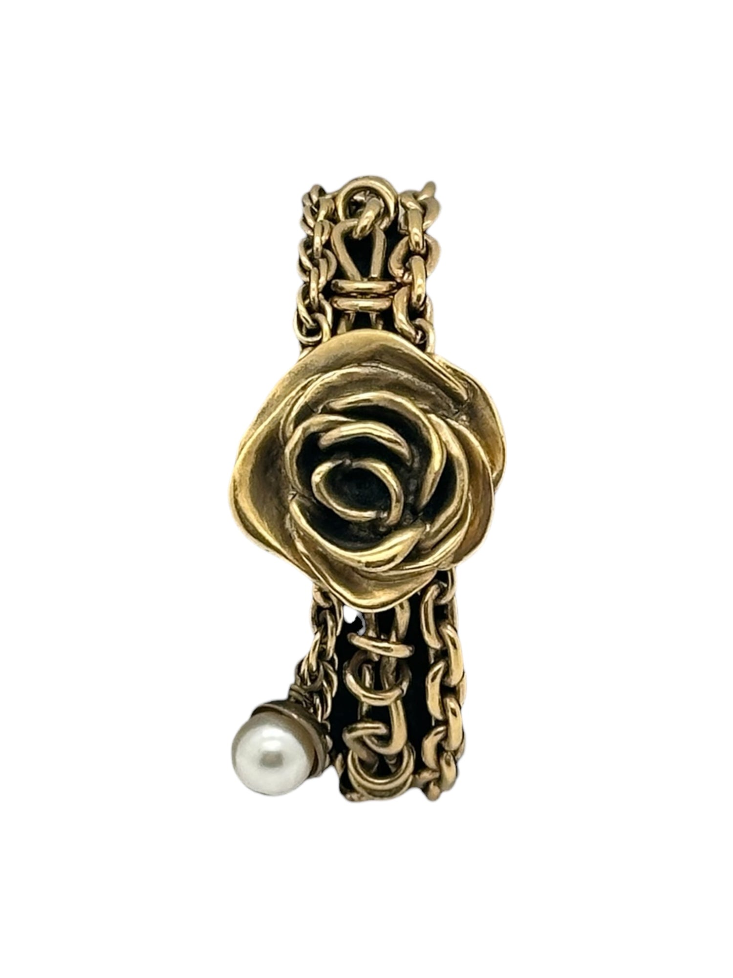 Dior - Bracelet rose avec perle