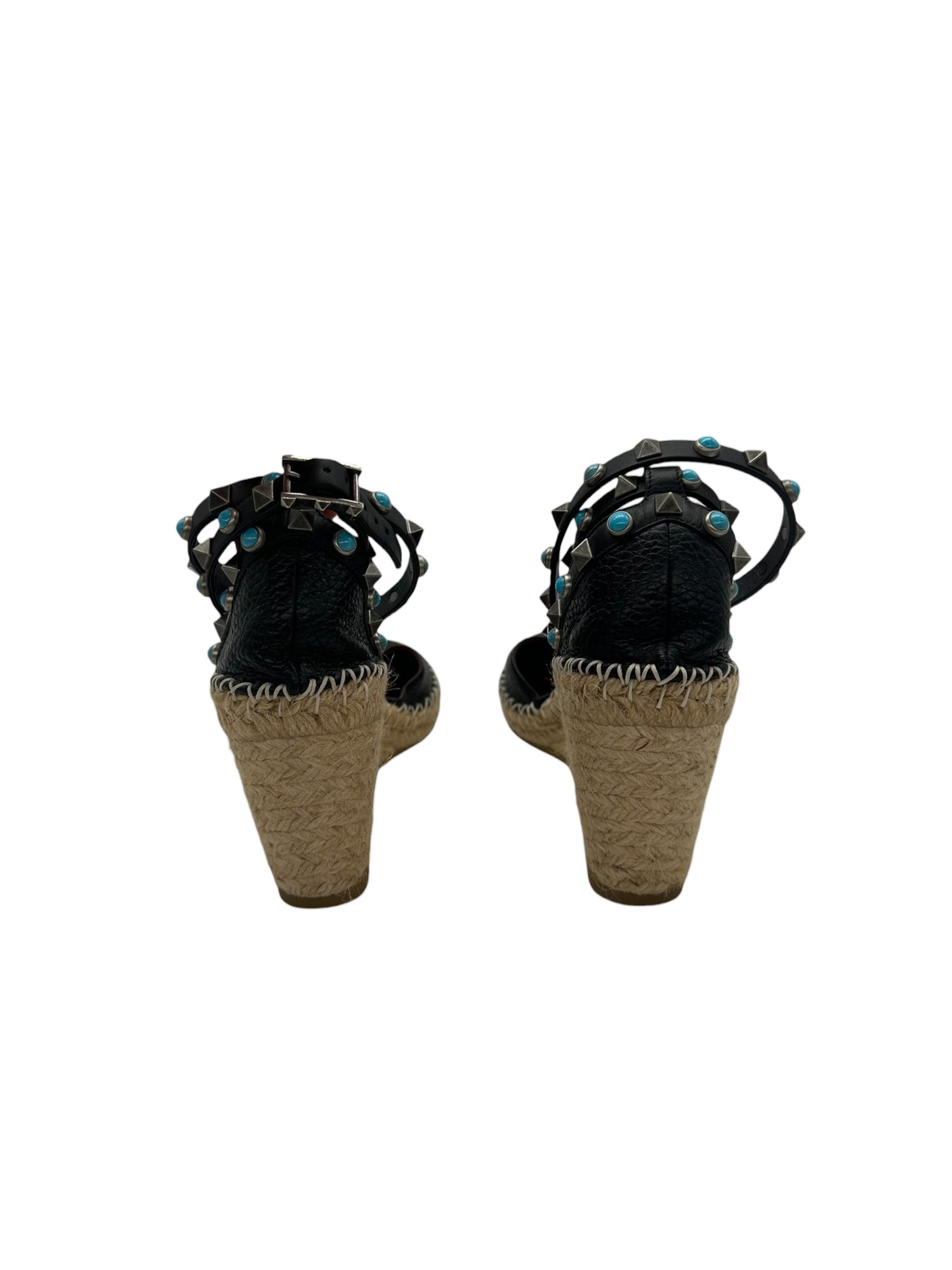 Valentino - Espadrille compensée garavani T36