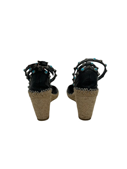 Valentino - Espadrille compensée garavani T36