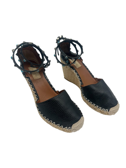 Valentino - Espadrille compensée garavani T36