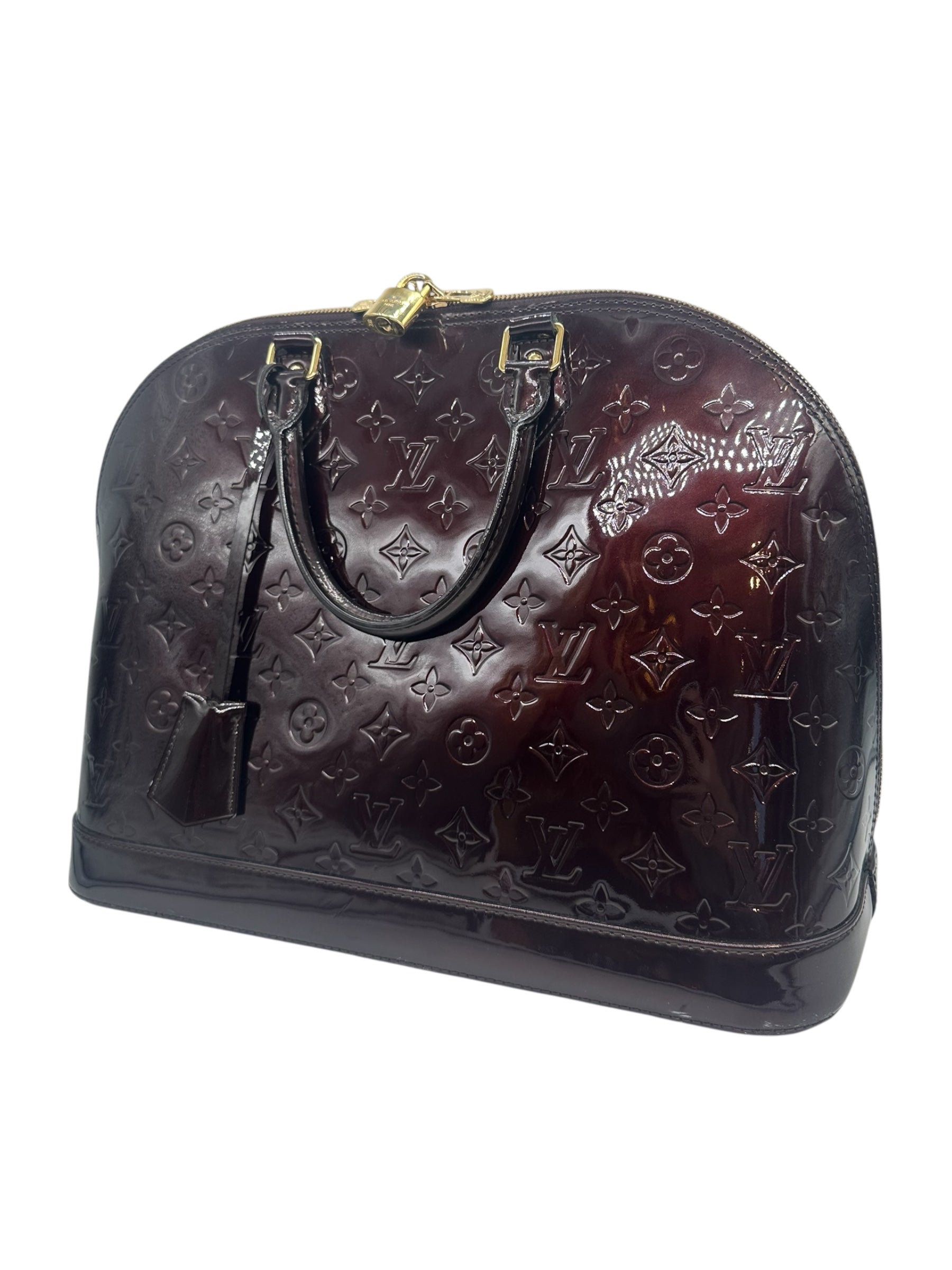 Louis Vuitton - Tasche Alma So Aubergine GM