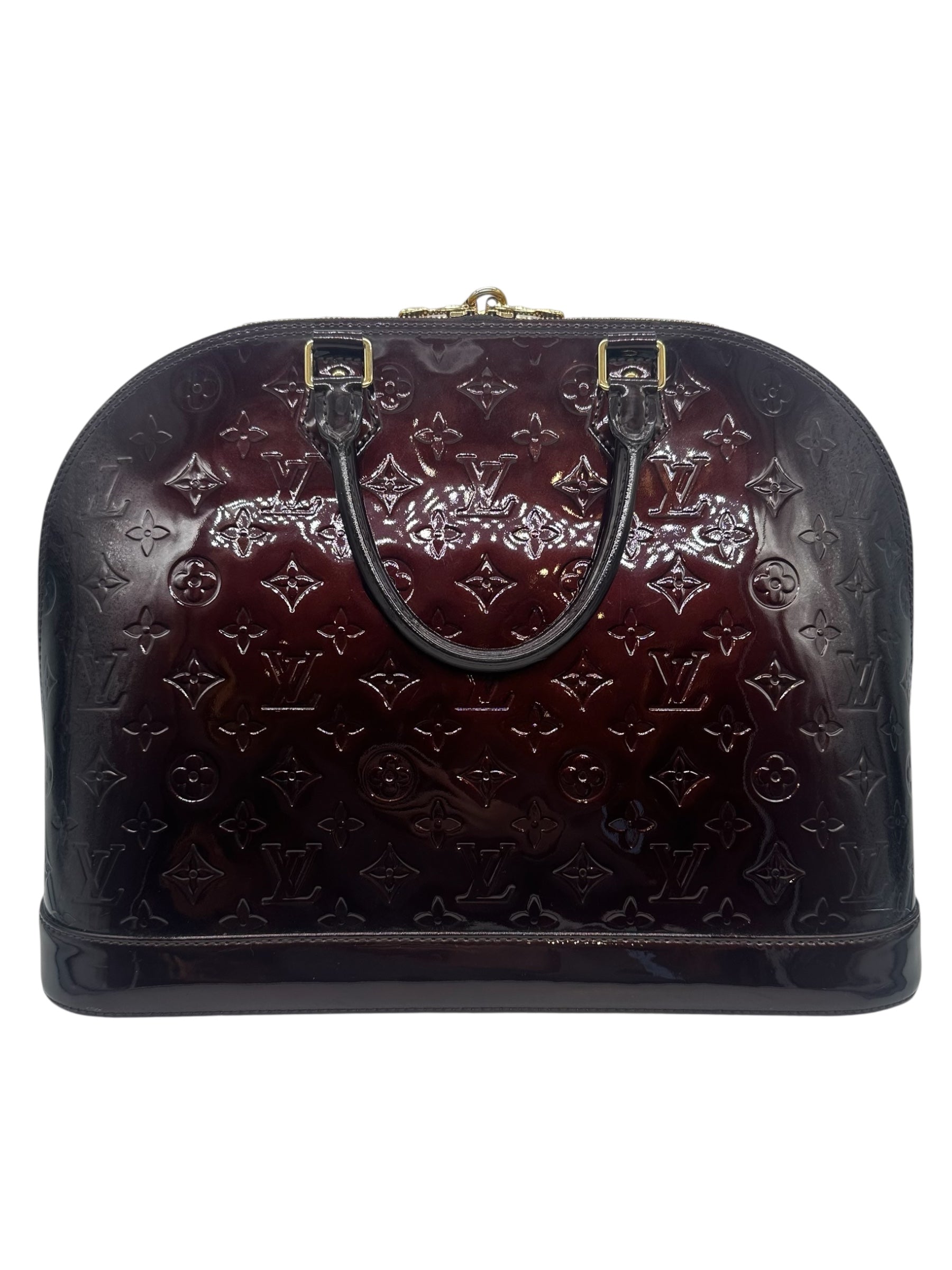 Louis Vuitton - Tasche Alma So Aubergine GM
