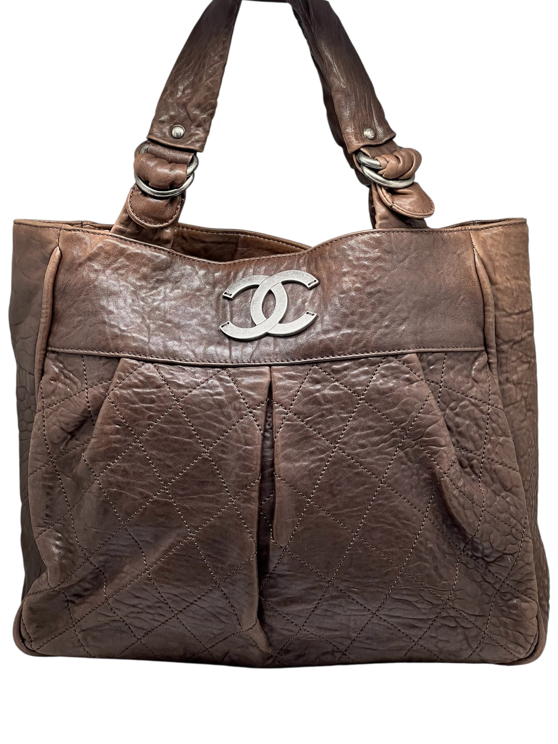 Chanel - Sac porté épaule marron