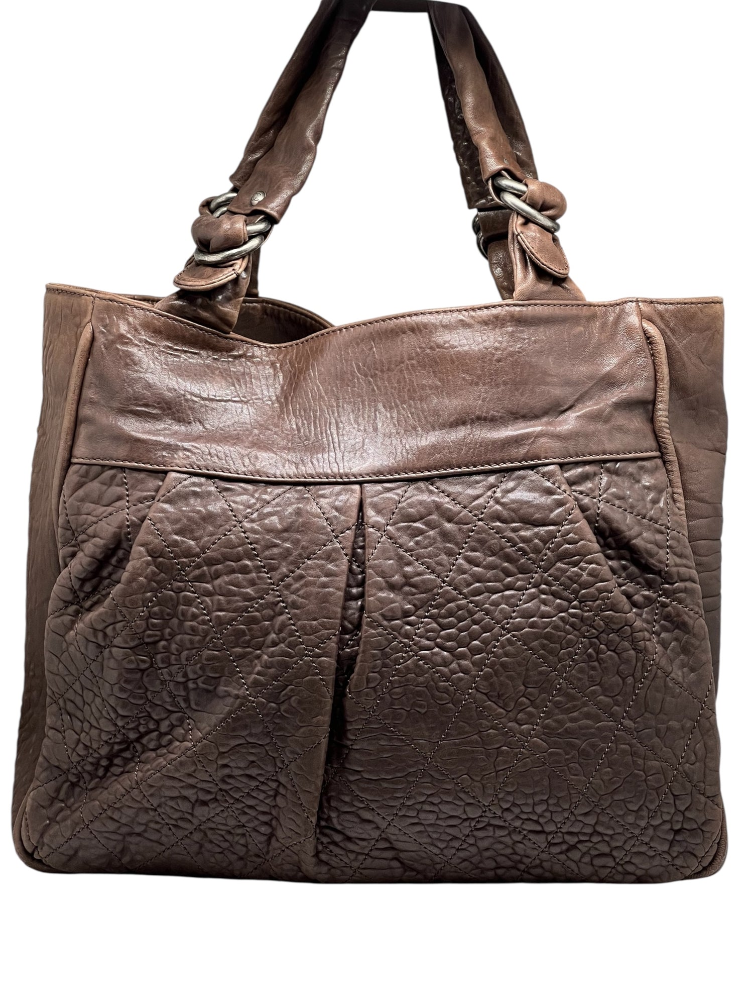 Chanel - Sac porté épaule marron