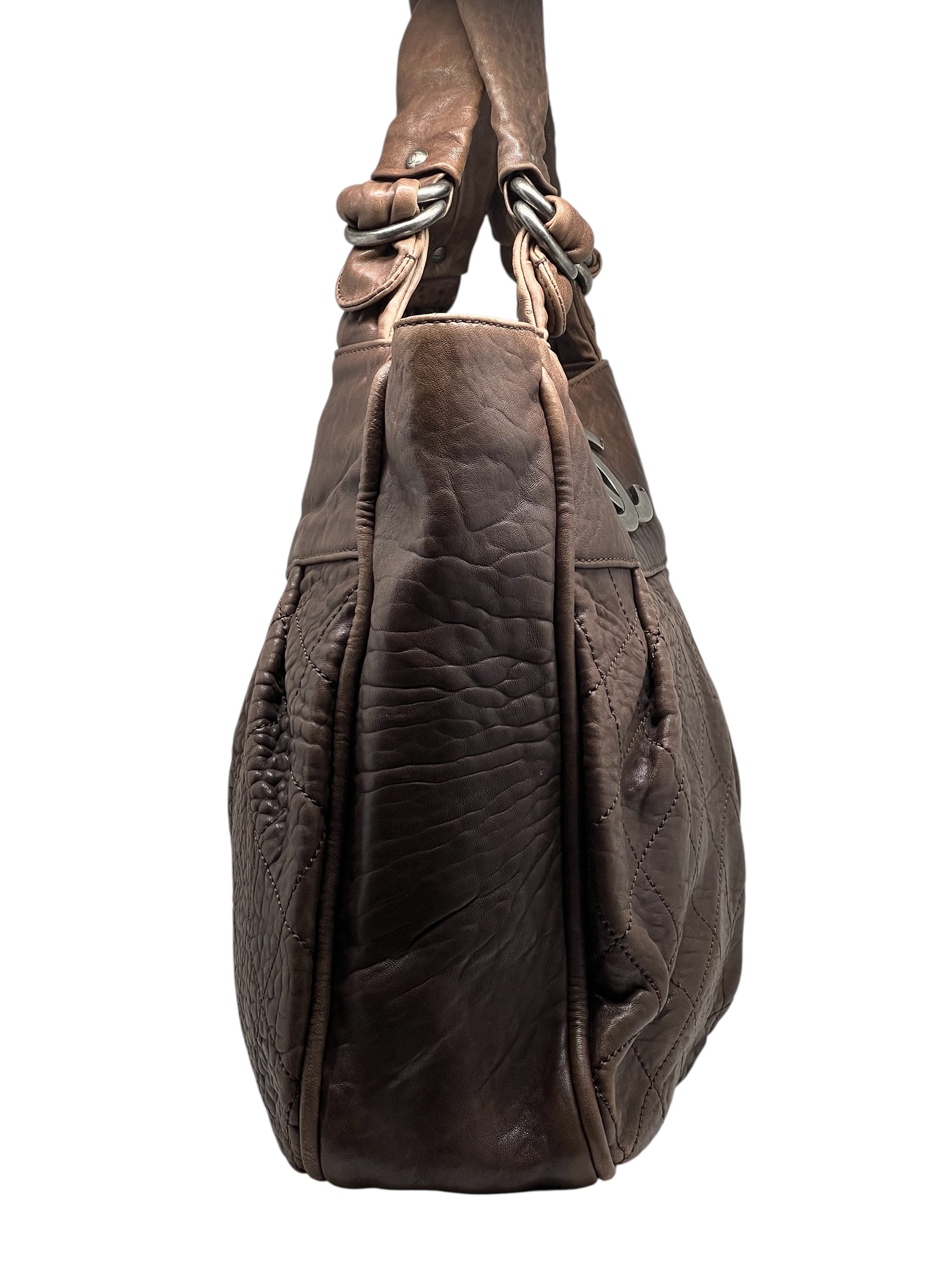 Chanel - Sac porté épaule marron