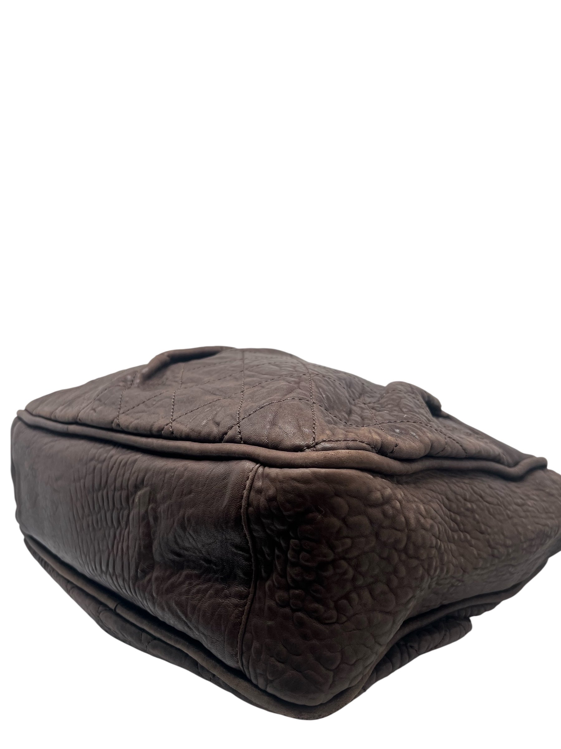 Chanel - Sac porté épaule marron