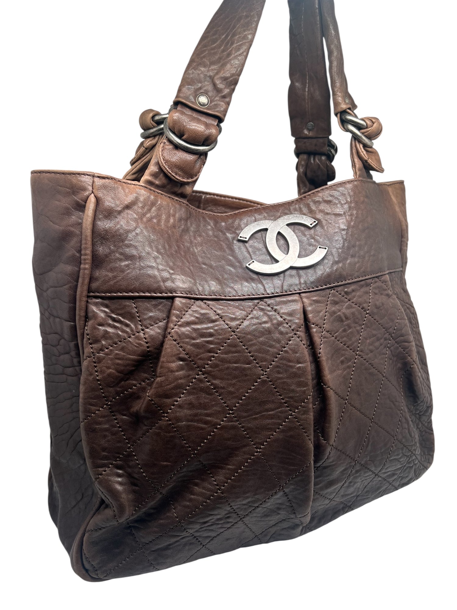 Chanel - Sac porté épaule marron