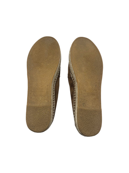 Yves Saint Laurent - Espadrilles cassandre marron en daim T38