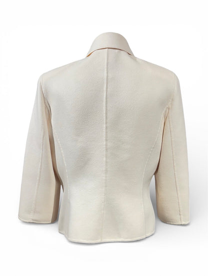 Céline - Petit manteau court écru T42