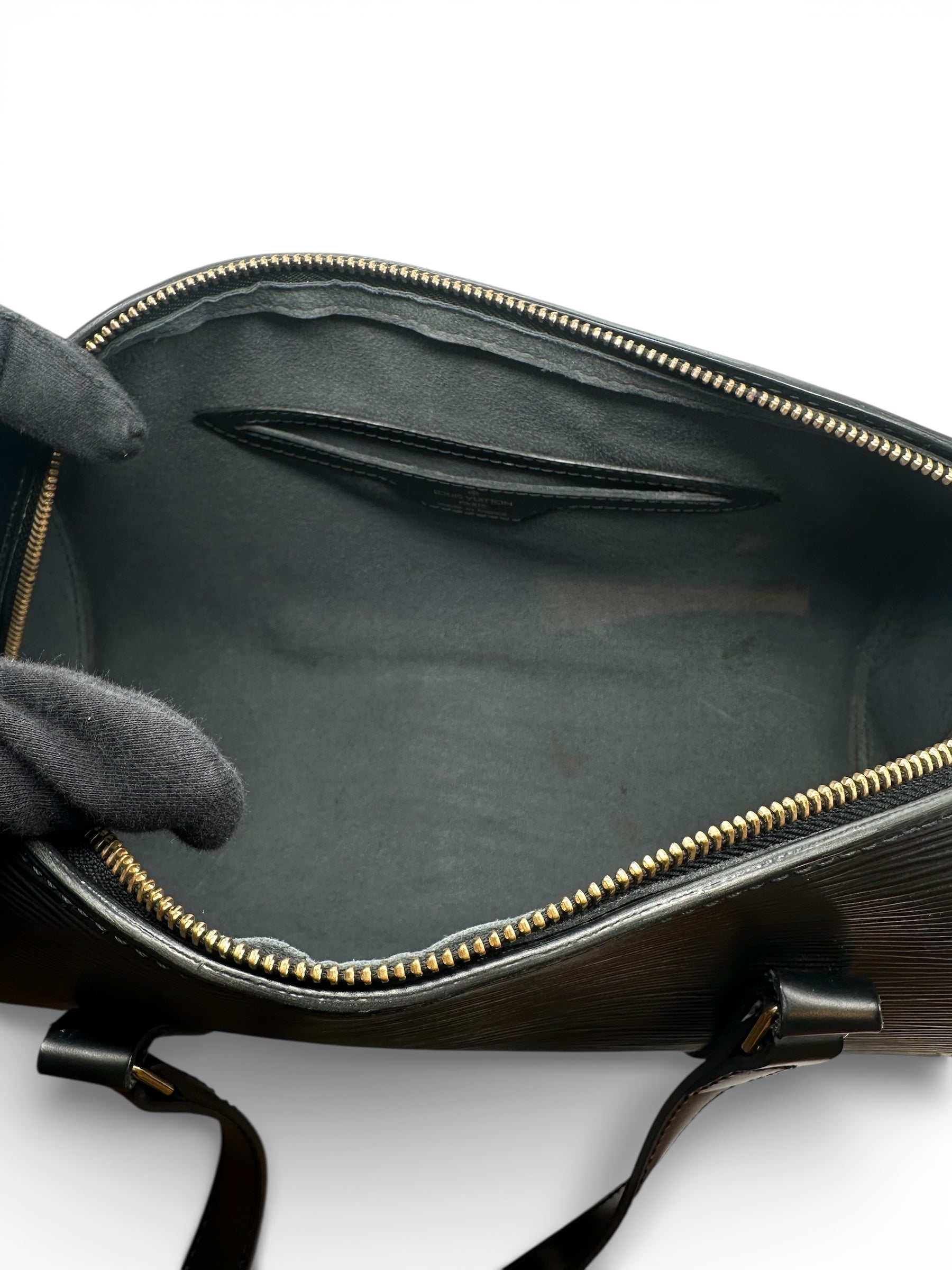 Louis Vuitton - Sac Soufflot en cuir épi noir