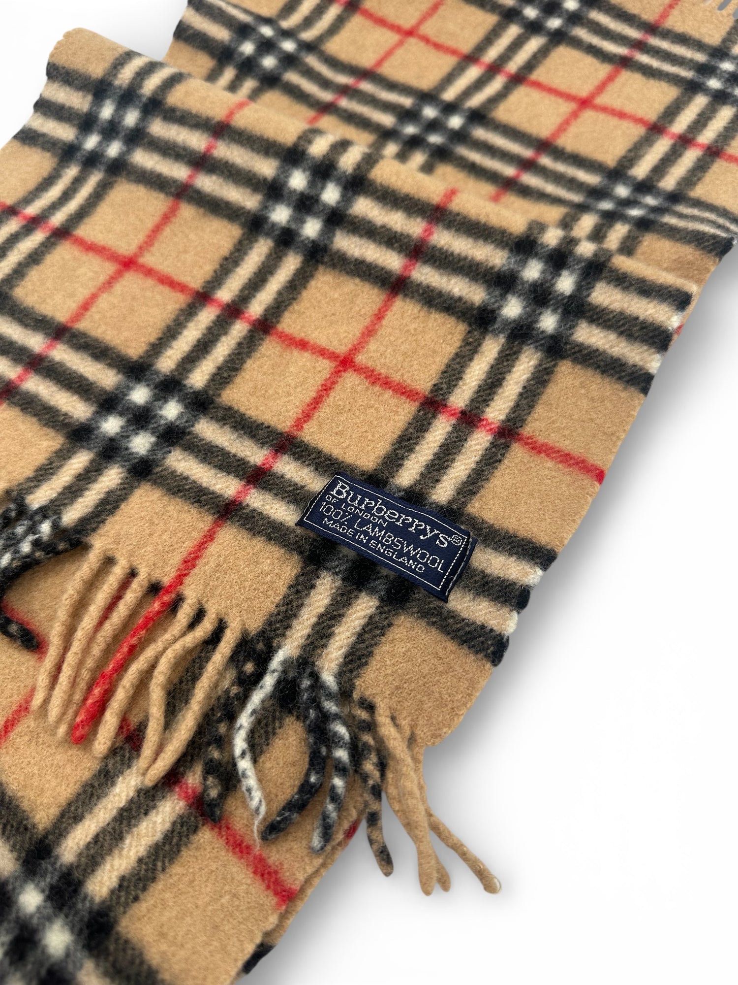 Burberry - Écharpe motif tartan en laine
