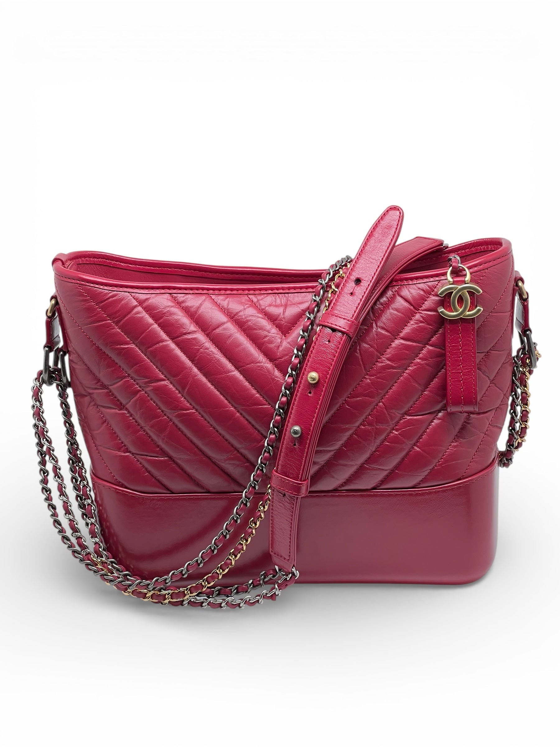 Chanel -Sac Gabrielle framboise