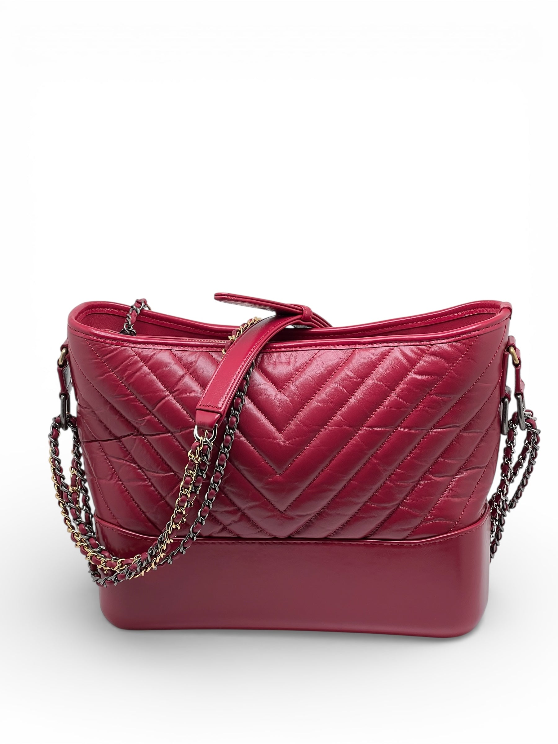 Chanel -Sac Gabrielle framboise