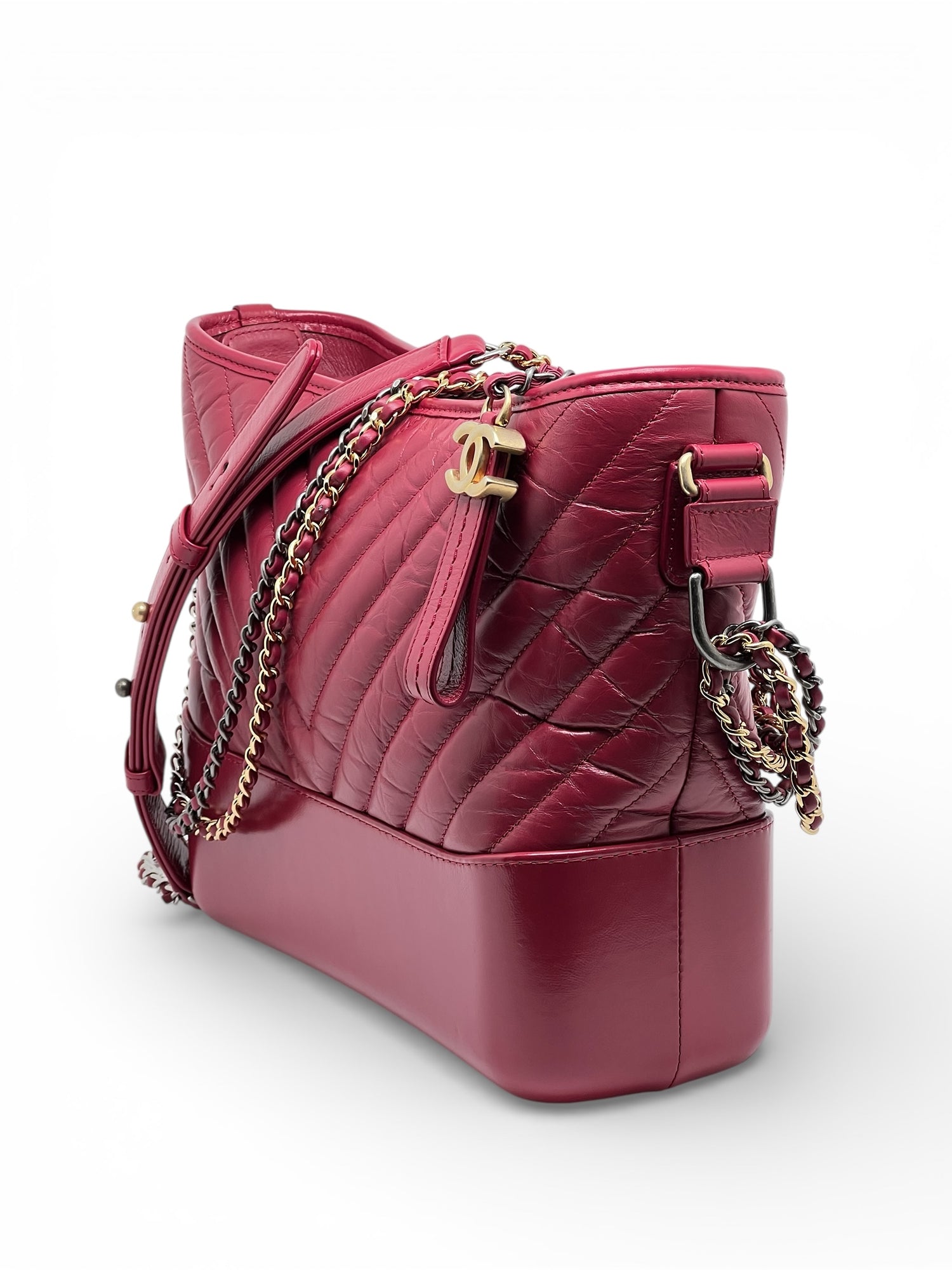Chanel -Sac Gabrielle framboise