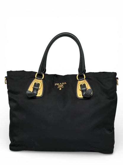 Prada - Sac à Main En Toile | Les Folies d&