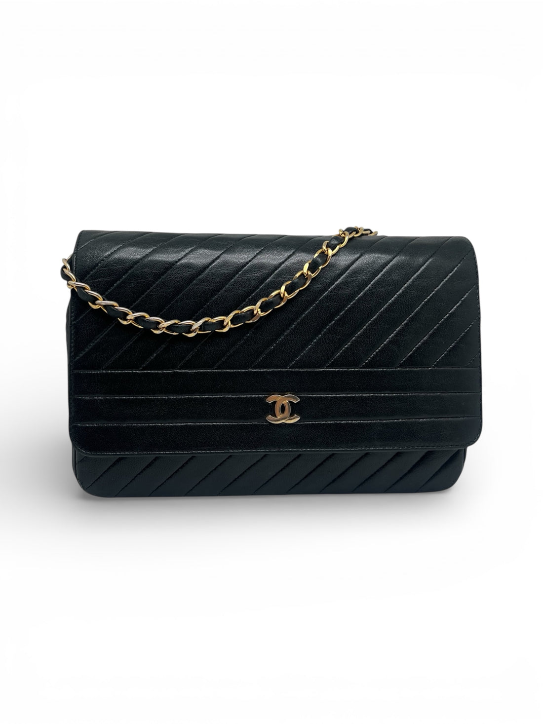 Chanel - Sac à rabat style chevron
