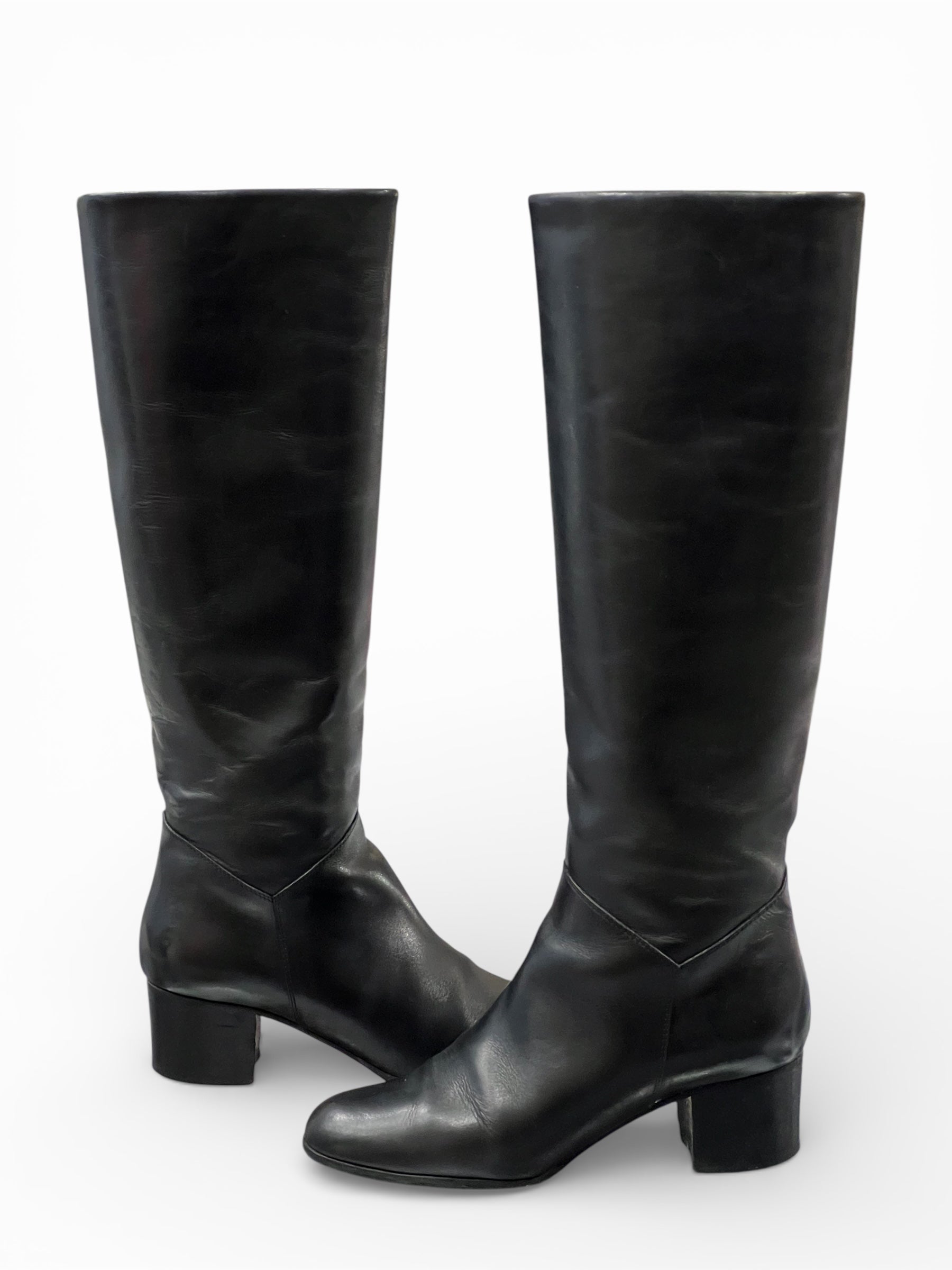 Chanel -  Bottes noir T39