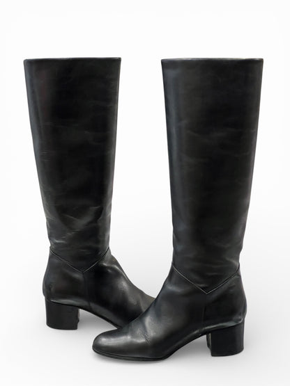 Chanel -  Bottes noir T39
