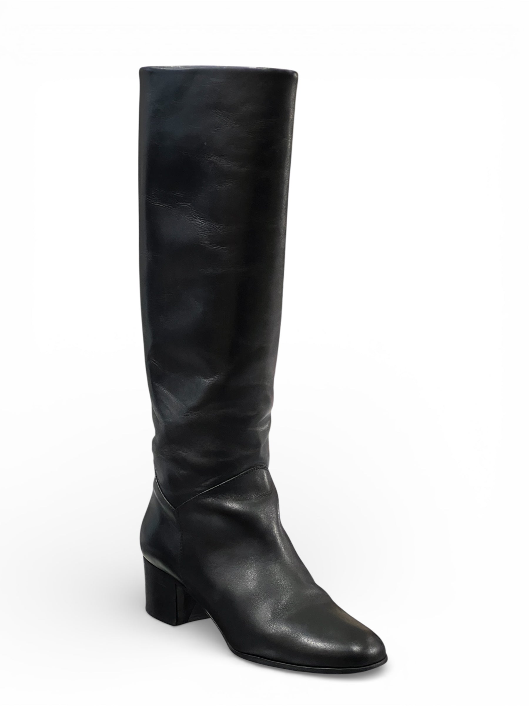 Chanel -  Bottes noir T39