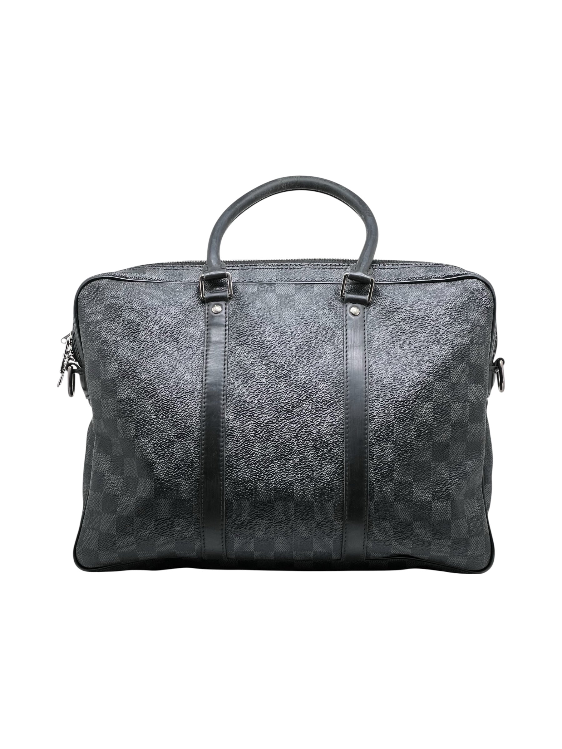 Louis Vuitton - Sac Voyage Porte-document en toile damier