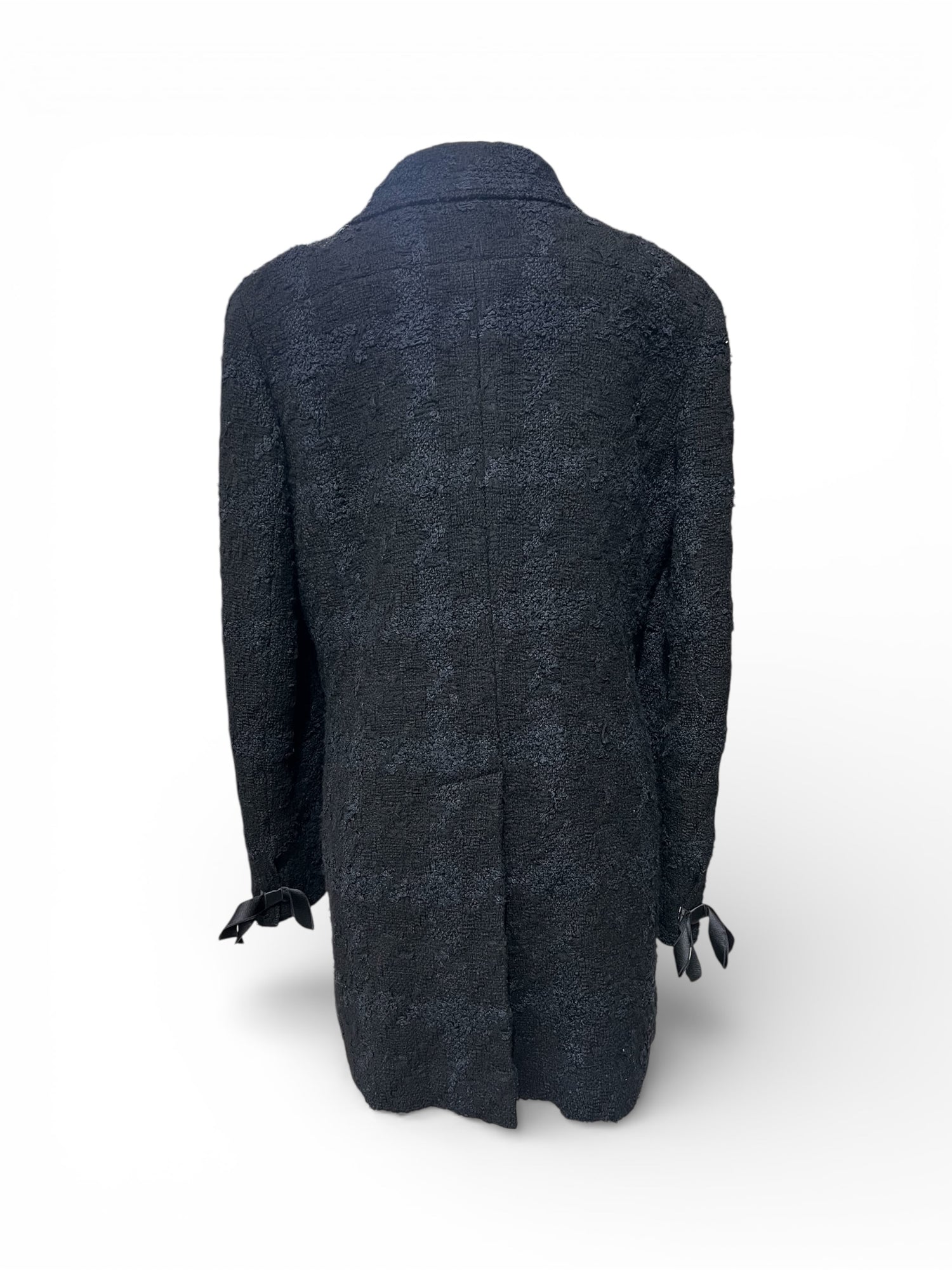 Chanel - Veste noir en tweed T42