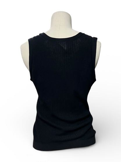 Chanel - Débardeur noir T38