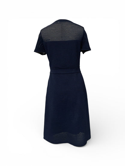 Dior - Robe En Coton Bleu Marine T42 | Les Folies d’Eugénie